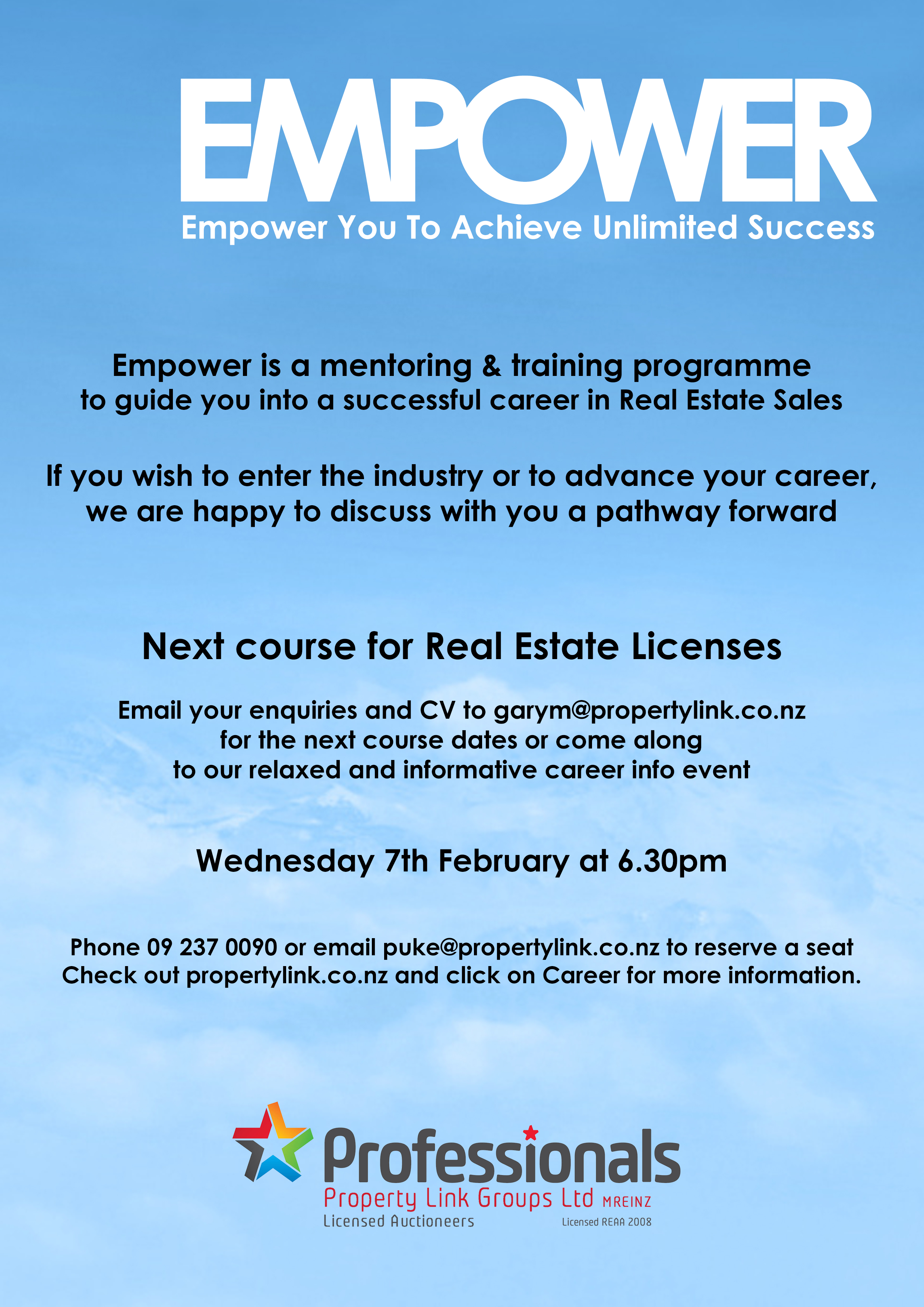 Empower Careers night 6th Dec 2017