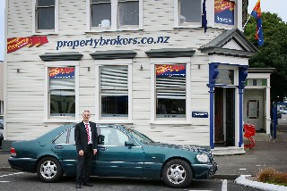Clive with his Mercedes